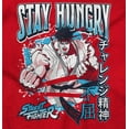 thumbnail image 2 of Street Fighter Ryu Stay Hungry Men's Crewneck Sweatshirt Brisco Brands S, 2 of 6