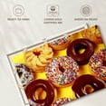 thumbnail image 6 of Elephant Stock Fresh Doughnuts Wall Art - Horizontal Canvas Wall Art - Dining Room Wall Decor - Food And Drink Canvas - Gold And Brown Decor - 48" x 32", 6 of 8