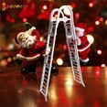 thumbnail image 6 of Spencer Animated Musical Jingle Bells Santa Claus Climbing Ladder Christmas Tree Decoration Toy Kids Gift, 6 of 8