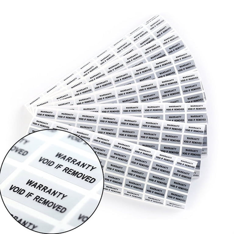 Label 3028 Tamper Proof Void Labels 49-Pack Hologram Security Labels 20mm - Void ...