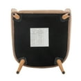 thumbnail image 7 of Wovenbyrd Rodin Modern Barrel Accent Chair, Indoor - Light Brown Velvet, 7 of 7