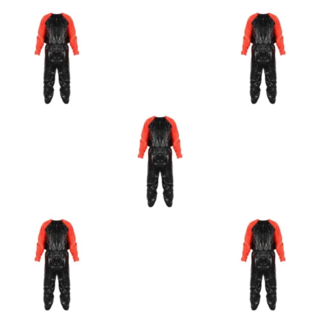 Naiovety Traje de sauna ligero ejercicio gimnasio casa sudadera con capucha pantalones comodidad óptima rojo+negro L Type2 NO2