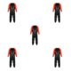 thumbnail image 1 of Advancent Traje de sauna transpirable ejercicio gimnasio casa sudadera con capucha pantalones rendimiento mejorado rojo+negro L Type2 NO2, 1 of 1