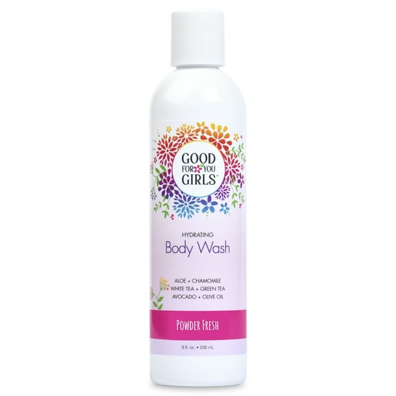 Good For You Girls Hydrating Body Wash, 8 oz Fresh Powder Scent