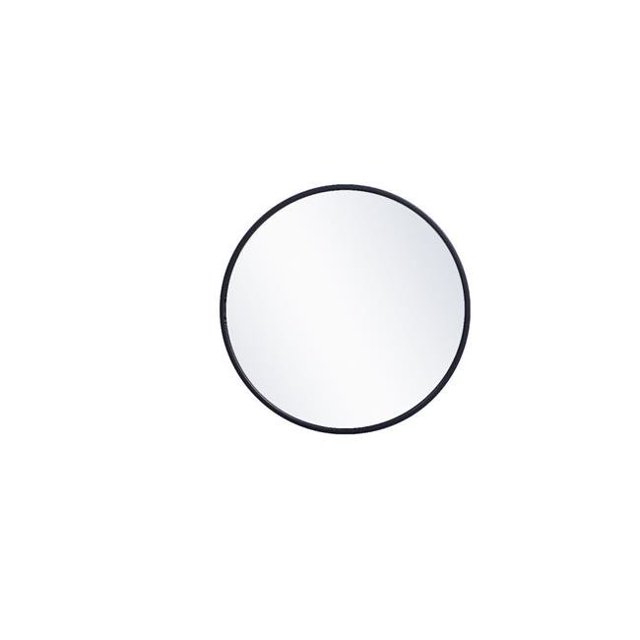 Elégant Décor MR4818BL 18 Pouces Cadre en Métal Miroir Rond&44; Bleu