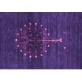 thumbnail image 1 of Ahgly Company Indoor Rectangle Abstract Purple Contemporary Area Rugs, 5' x 7', 1 of 4