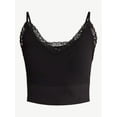 thumbnail image 5 of No Boundaries Lace Trim Cami Tank, Women's, 5 of 5