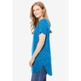 thumbnail image 3 of Woman Within Plus Size Marled V-Neck Tunic, 3 of 5