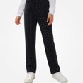 thumbnail image 2 of HAOTAGS Girls Pants (2-13) Casual Elastic Waist Straight Leg Daily Wear Trousers Black Size 11, 2 of 6
