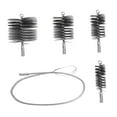 thumbnail image 2 of Siruishop 4 Pieces Chimney Cleaning Brushes Pipe Cleaning Brushes Convenient with Long Rod, 2 of 7