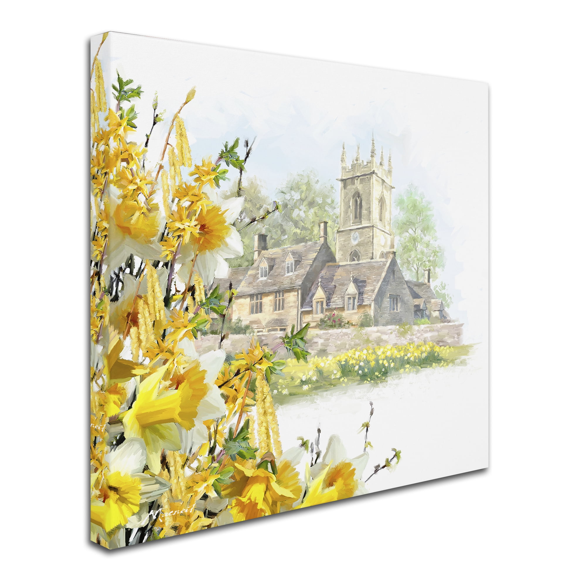 Trademark Fine Art 'Easter Scene' Canvas Art by The Macneil Studio