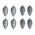 thumbnail image 1 of Maytalsory 8pieces Plastic Pine Tree Hanging Conveniently Designed Decorations For Easy Dark Grey 1Set, 1 of 5
