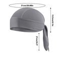 thumbnail image 3 of Skull Caps for Men Sweat Wicking Beanie Cap Bandana Head Wrap for Men and Women Gray, 3 of 4