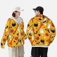 thumbnail image 4 of Kdxio Happy Halloween 3 Print Women Men Sun Protection UPF 50+ Jackets Zip Up Long Sleeve Hoodie Hiking Lightweight with Pockets, 4 of 7