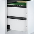 thumbnail image 4 of Echo 3 Drawer Mobile File Cabinet in Pure White - Engineered Wood, 4 of 6