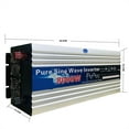 Pure Sine Wave Inverter 12V/24V 220 8000W Voltage Transformer Solar