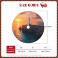 thumbnail image 2 of Sikiie Lighthouse At Sunset Coast Christmas Tree Skirt, Christmas Tree Decorations, Christmas Decor, Tree Mat Decoration(30-48IN)-30", 2 of 6