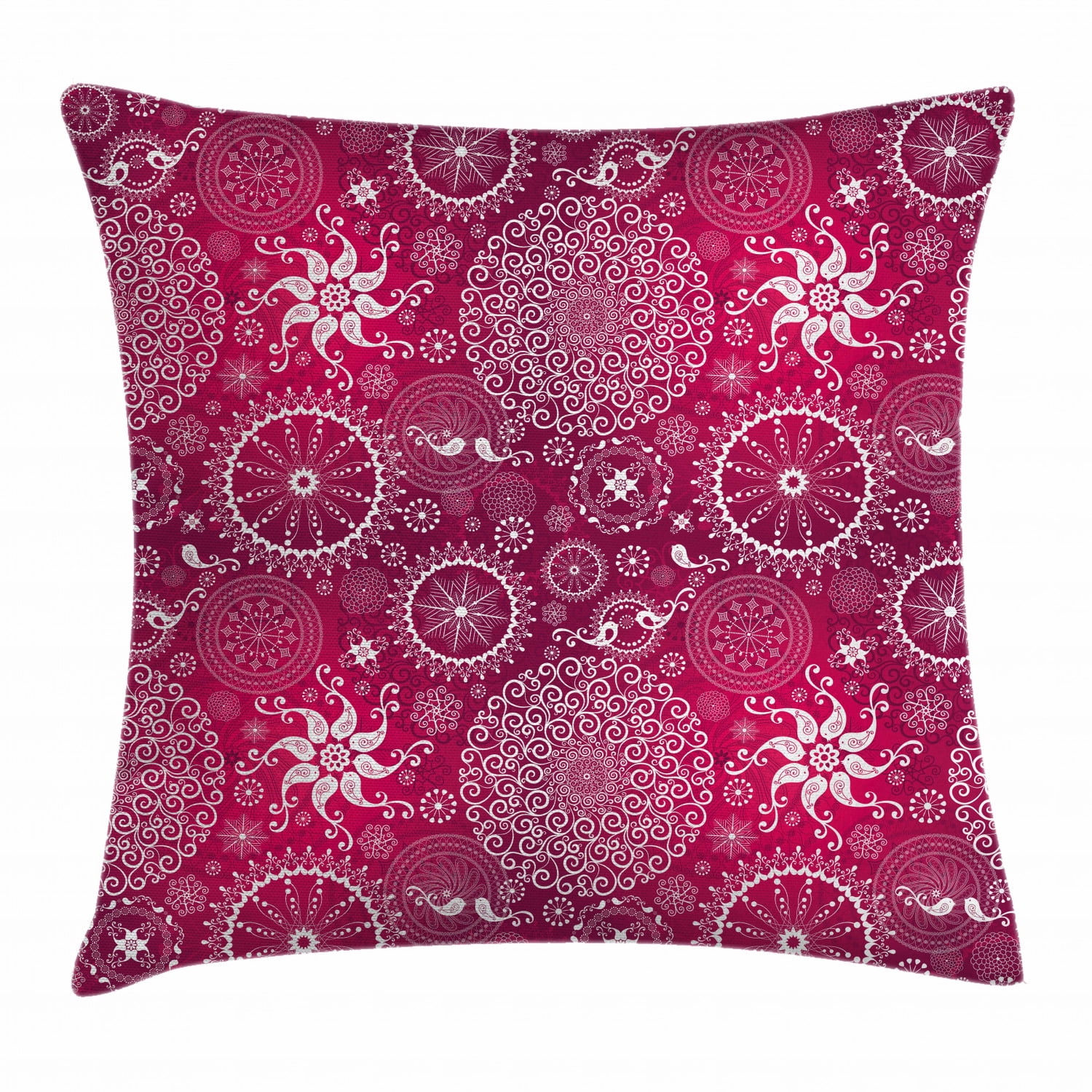 Purple Mandala Pillow Sham Decorative Pillowcase 3 Sizes Bedroom Decor Ambesonne 