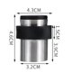 thumbnail image 3 of Tope de puerta 43 x 46 mm - color acero inoxidable 2 piezas, 3 of 5