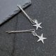 thumbnail image 4 of Metal One-Word Hair Clip Hair Barrettes Clip Star Pendant Hip Hop Y2K Hair Clip Star Hair Accessory for Women Girls, 4 of 4