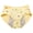Yellow, variant on Teenagers Menstrual Panties Mid Waist Period Underwear for Girls, Leak Proof Full Hip Coverage Cotton Panties, Protective Sanitary Briefs for Heavy Flow, Breathable Seamless Student Knickers