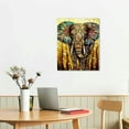 thumbnail image 2 of Autua Elephant Intricate Patterns Canvas Prints Wall Art Decor 12x16 in, 2 of 5