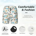 thumbnail image 3 of Fotbe Golfing Clubhouse Men’s Swim Trunks Quick Dry Swim Shorts Board Shorts with Mesh Lining-X-Large, 3 of 6