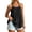 Black, variant on ThreadVibe Women's Basic Scoop Neck Tank Tops With Built in Bras Casual Summer Tank Tops,Pleated Front Loose‑Fit Flowy Summer Sleeveless Shirts