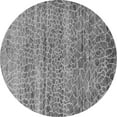 thumbnail image 1 of Ahgly Company Indoor Round Abstract Gray Modern Area Rugs, 3' Round, 1 of 4