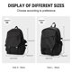 thumbnail image 5 of Mochila escolar coowoz impermeable ligera negra 20L, 5 of 7
