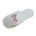 thumbnail image 4 of Paquete de 2 a 4 pantuflas desechables para novia y boda, para huéspedes del hotel 2 piezas, 4 of 8