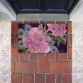 thumbnail image 4 of Midnight Garden Peacock Feathers Printed Outdoor Door Mat, design by Nicole Tamarin, 18"x30", 4 of 8
