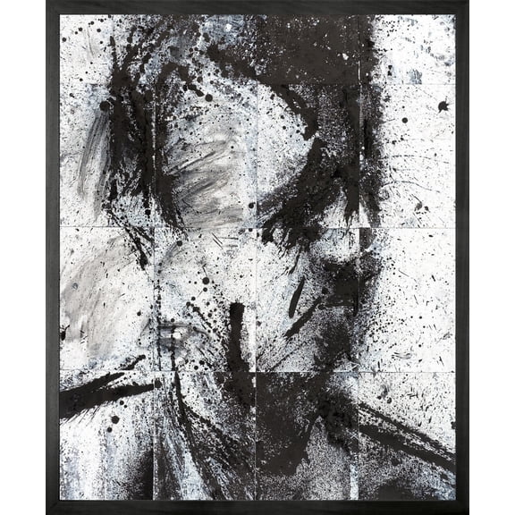Head Of Donald 5 Framed Printed canvas