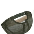 thumbnail image 7 of Toptie 7 Panel Trucker Cap Adjustable Snapback Flat Bill Mesh Back Hip Hop Hat-Khaki, 7 of 7