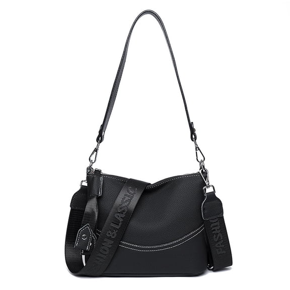 URSOFINE Women's Genuine Leather Crossbody Shoulder Bag, Multi-Wear Purse with Adjustable Straps, 3 Colors