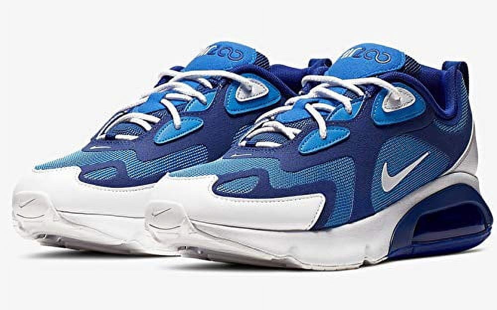 nike air max 200 blue and white