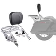 thumbnail image 1 of VEVOR Motorcycle Backrest Sissy Bar with Luggage Rack for Harley Touring 2009-2024, 1 of 9