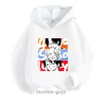 thumbnail image 3 of Ropa de primavera y otoño para niños, sudadera de una pieza para niños, ropa para niñas, sudadera de dibujos animados de Anime Luffy Zoro, traje para adolescentes, camisetas con capucha de Sonic, 3 of 5