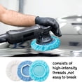 thumbnail image 6 of 1 Pcs Car Buffer Polisher Pad,5-6 inch Round Polishing Buffing Pads Bonnet Buffing Pad Cover,Microfiber Buffer Pads,Polisher Pads,Car Accessories for Polishing, Waxing and Cleaning,(Blue,6 in), 6 of 7