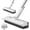 White, variant on General+ Floor Scrub Brush with Long Handle, 3 in 1 Scrape and Heavy-Duty Stiff Bristle Scrubber Brush for Cleaning Shower Bathroom, Patio, Pool, Garage, Kitchen, Wall and Deck, Gray and Pink