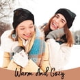 thumbnail image 4 of Lsque Cool Skull Western Cowboy Pattern Knitted Beanie, Unisex Winter Hat, Knit Hat Winter Beanies Thick Fisherman Beanies Cuffed Plain Skull Caps, 4 of 6