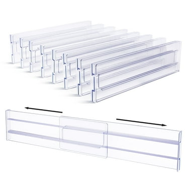 Vtopmart Adjustable 8-Drawer Dividers, Kitchen Storage, 8 Count, 1 Pack