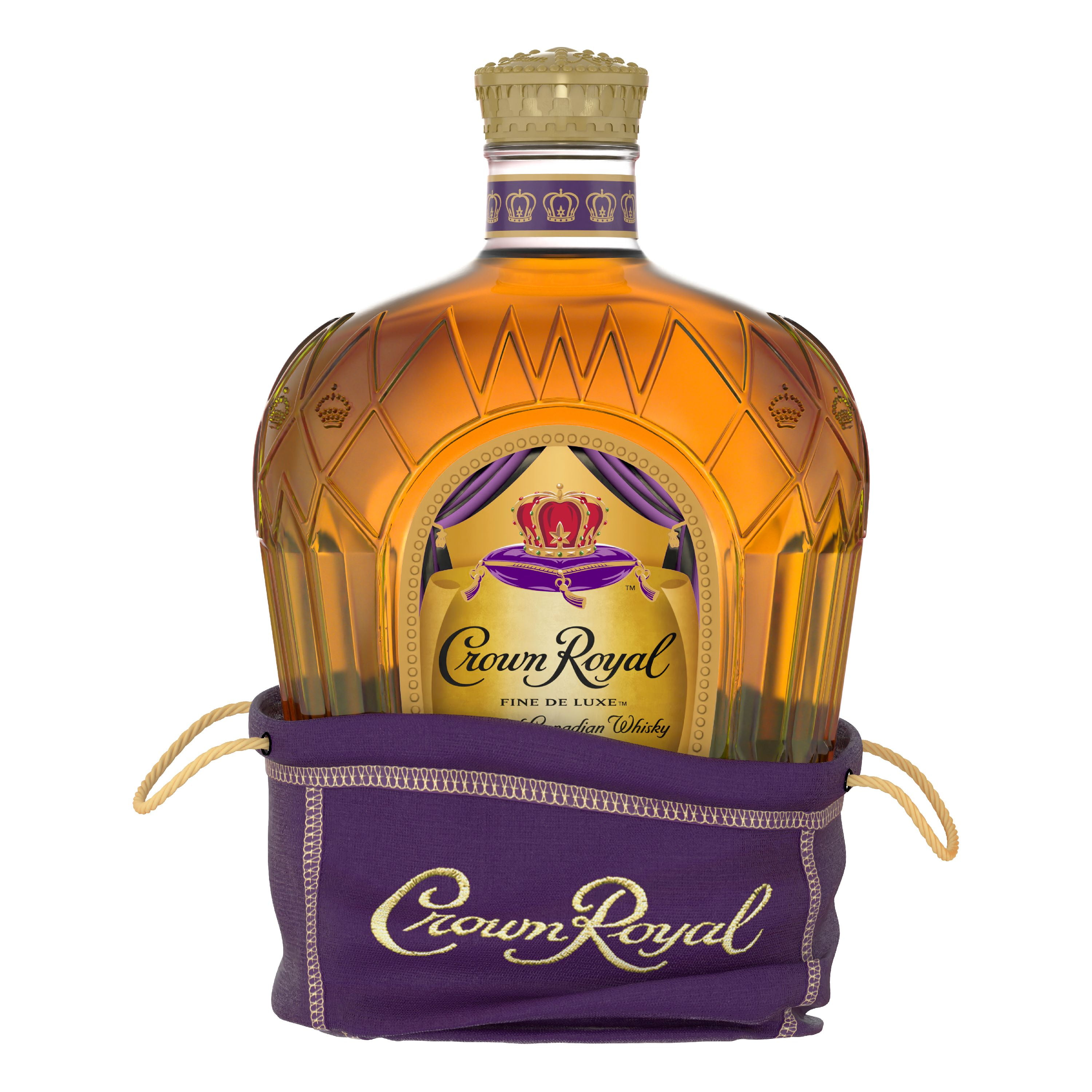 Crown Royal Whiskey Fleece Blanket Print In USA