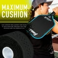thumbnail image 2 of Franklin Sports Pickleball Paddle Replacement Grip - Paddle Handle Overgrip Tape - Cushioned Handle Wrap - Soft and Tacky - Moisture Wicking Pickleball Grip Tape - Black, 2 of 9
