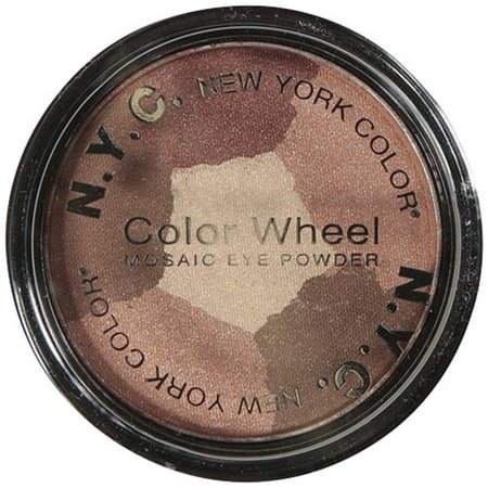 ***Discontinued***N.Y.C. New York Color Color Wheel Mosaic Eye Powder, Brown Eyed Girl 823B