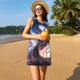 thumbnail image 3 of Fotbe Urban Style Colorful Dragon Vestido de Verano sin Mangas para Mujer – Vestido Midi Línea A, Estilo Camiseta Floral, Vestido Playero Casual y Fluido, 3 of 7
