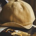 thumbnail image 2 of Gorras de mezclilla de estilo americano con tanino retro Rufianes locales Calle Yappi Sombrero corto Sombrero de ala corta Moda masculina, 2 of 6