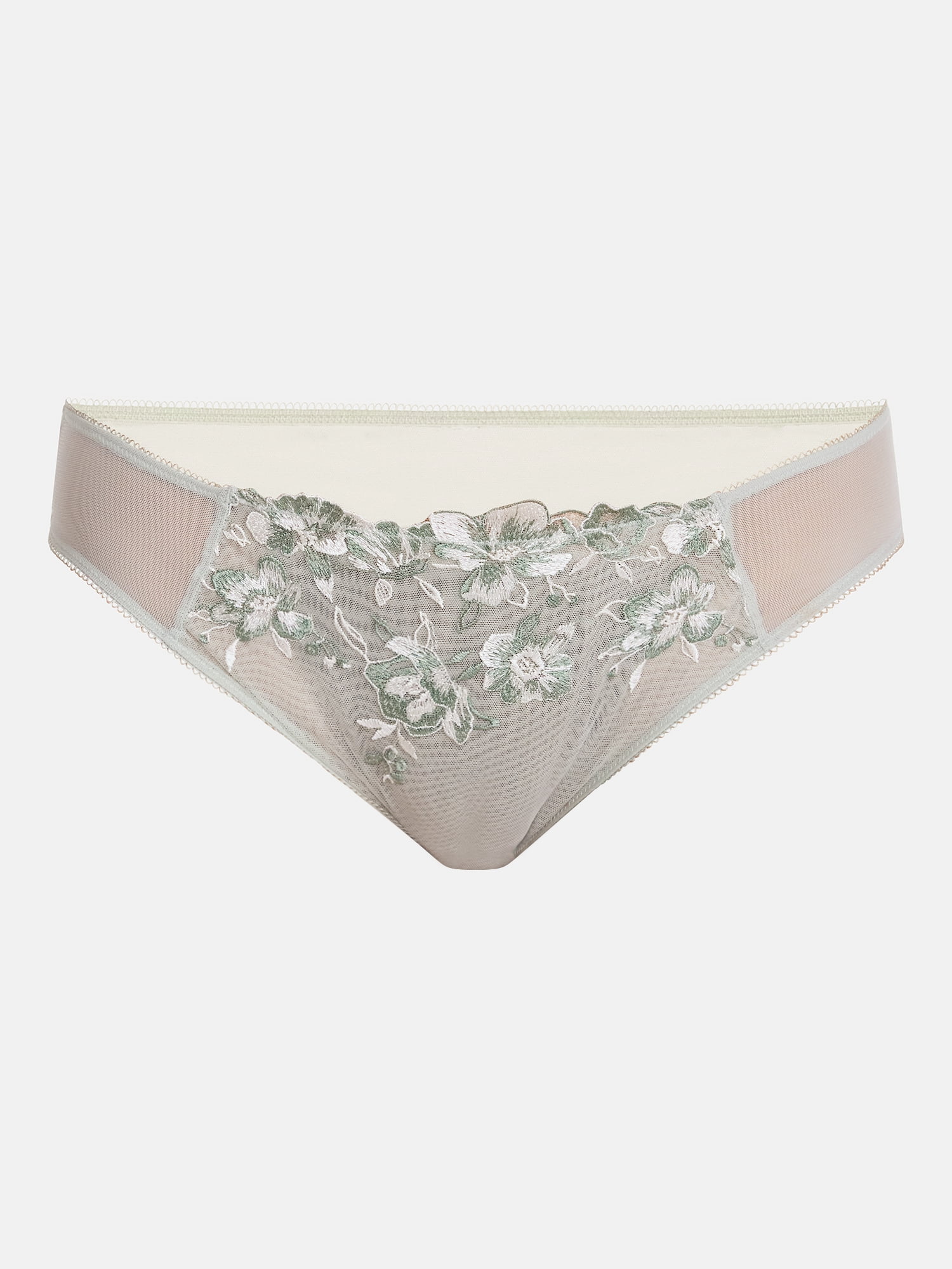 Joyspun Women'sEmbroidered Mesh Cheeky, 3-Pack, XS - XXXL
