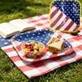 thumbnail image 4 of Miwamany 10PCS 4th of July Plates, 4th of July Decorations American Flag Patriotic Party Supplies Disposable Paper Plates for Memorial Day Veterans Day Independence Day Party Decorations, 4 of 8