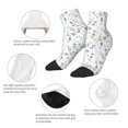 thumbnail image 5 of Naloa Watercolor Wildflower Ankle Socks for Women Non Slip Socks No Show Socks Classic Low Cut Casual Socks Casual Socks, 5 of 7